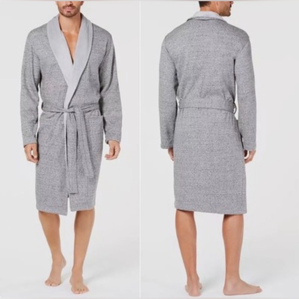 UGG Charcoal Robinson Belted Robe